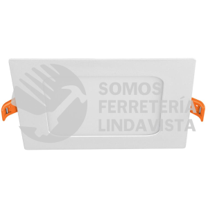 47408 EMP-402LC LUMINARIO ULTRA DELGADO LED 18W EMPOTRAR CUADRADO LUZ CALIDA VOLTECK