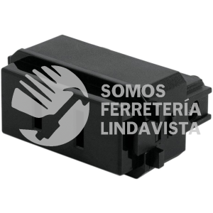 47606 CO-IN CONTACTO SENCILLO 2POLOS SIN TIERRA LINEA ITALIANANEGRO VOLTECK