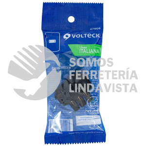 47608 APSE-EIN INTERRUPTOR DE 3 VIAS LINEA ITALIANA COLOR NEGRO VOLTECK