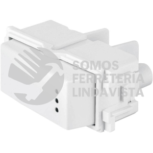 48053 APSEP-IB INTERRUPTOR SENCILLO CON LUZ PILOTO LINEA ITALIANA BLANCO VOLTECK