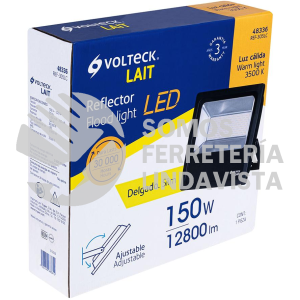 48336 REF-305LC REFLECTOR DELGADO DE LED 150 W LUZ CALIDA VOLTECK