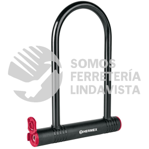 49620 CB-24 CANDADO RIGIDO TIPO "U" DE 12 MM HERMEX