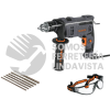 100292 COMBOR-1/2N6 ROTOMARTILLO 1/2" 700 W 6 BROCAS Y LENTES DE SEGURIDAD TRUPER