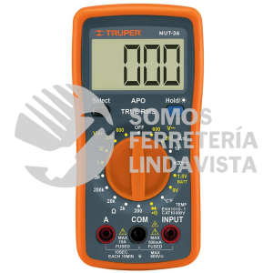 100360 MUT-36 MULTIMETRO DIGITAL PROFESIONAL TRUPER