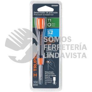100681 JOY-T1 DESARMADOR DE PRECISION PUNTA TORX T1 MANGO ERGONOMICO TRUPER