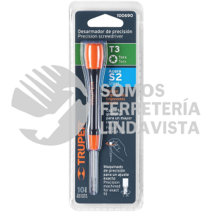 100690 JOY-T3 DESARMADOR DE PRECISION PUNTA TORX T3 MANGO ERGONOMICO TRUPER