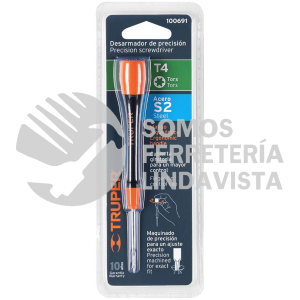 100691 JOY-T4 DESARMADOR DE PRECISION PUNTA TORX T4 MANGO ERGONOMICO TRUPER