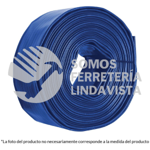 100864 M210D ROLLO DE MANGUERA PLANA DE 2" X 100M DE DESCARGA P/MOTOBOMBA TRUPER