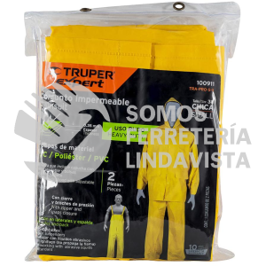 100911 TRA-PRO-S-X CONJUNTO IMPERMEABLE TRIPLE CAPA TALLA CH TRUPER