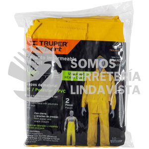 100913 TRA-PRO-L-X CONJUNTO IMPERMEABLE TRIPLE CAPA TALLA G TRUPER