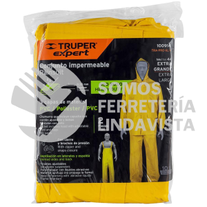 100914 TRA-PRO-XL-X CONJUNTO IMPERMEABLE TRIPLE CAPA TALLA XG TRUPER