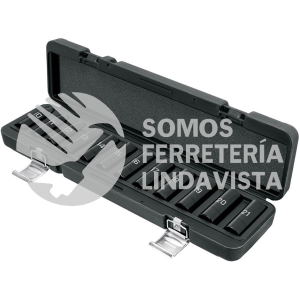 100946 JDI-1/2X12ML JUEGO 12 DADOS LARGOS 1/2" IMPACTO PROTECCION PLASTICA 6P MM TRUPER