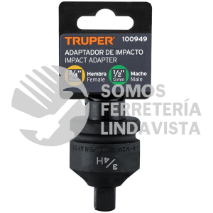 100949 AI-5453 ADAPTADOR DE IMPACTO 3/4" (H) X 1/2" (M) TRUPER