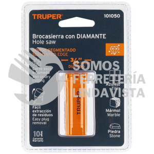 101050 COSE-3/4 BROCASIERRA DIAMANTE 3/4" BORDE SEGMENTADO TRUPER