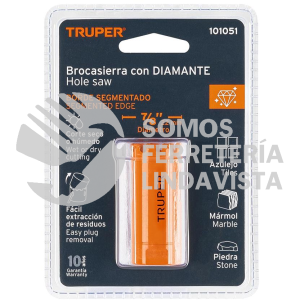 101051 COSE-7/8 BROCASIERRA DIAMANTE 7/8" BORDE SEGMENTADO TRUPER