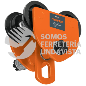 101076 TRO-1 TROLE DE CARGA 1 TON PARA VIGAS IPS E IPR AJUSTABLE TRUPER