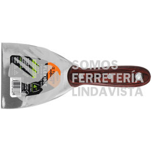 101084 ET-4XM ESPATULA 4" ACERO INOXIDABLE CON MANGO DE MADERA TRUPER