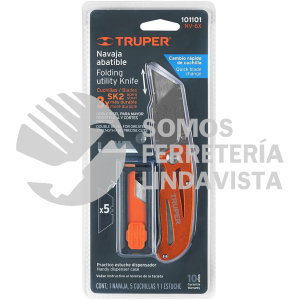 101101 NV-6X NAVAJA ABATIBLE 6" CUERPO DE ALUMINIO Y ACERO INOX TRUPER