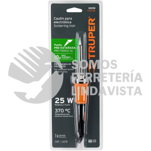 101119 CAU-25E CAUTIN 25 W PROFESIONAL TIPO LAPIZ PARA ELECTRONICA TRUPER
