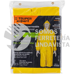 101131 IMPER-M-X GABARDINA IMPERMEABLE TRIPLE CAPA TALLA M TRUPER