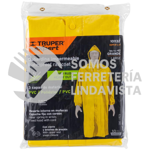 101132 IMPER-L-X GABARDINA IMPERMEABLE TRIPLE CAPA TALLA G TRUPER
