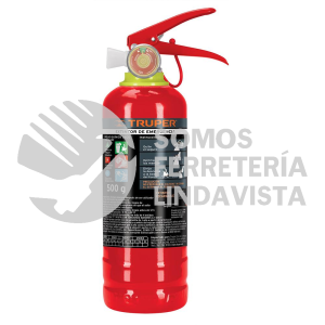 101172 EXT-500 EXTINTOR PORTATIL RECARGABLE 0.5 KG POLVO TIPO ABC TRUPER
