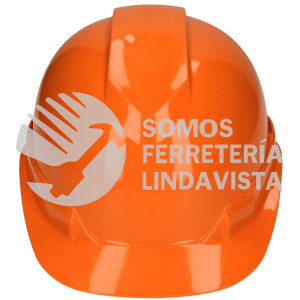101256 CAS-NI CASCO DE SEGURIDAD VENTILADO AJUSTE DE MATRACA NARANJA TRUPER