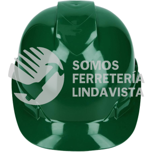 101270 CAS-VI CASCO DE SEGURIDAD VENTILADO AJUSTE DE MATRACA VERDE TRUPER