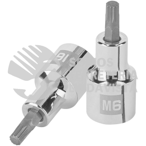 101293 D-1206-BC DADO PUNTA CORTA BRISTOL M6 CUADRO 1/2" TRUPER
