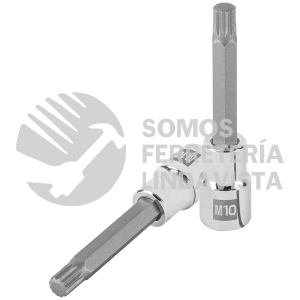 101301 D-1210-BL DADO PUNTA LARGA BRISTOL M10 CUADRO 1/2" TRUPER