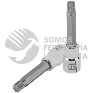 101302 D-1212-BL DADO PUNTA LARGA BRISTOL M12 CUADRO 1/2" TRUPER