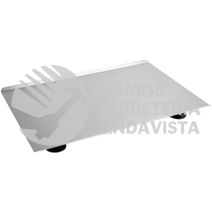 101320 CHA-B40 CHAROLA DE ACERO INOXIDABLE PARA BASCULA ELECTRONICA TRUPER