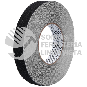 101443 CIA-118N ROLLO DE 18M DE CINTA ANTIDERRAPANTE NEGRA 25MM CON ABRASIVO TRUPER