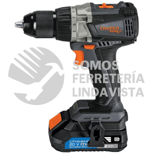 101452 MAX-20T TALADRO INALAMBRICO 1/2" 20V SIN CARBONES TRUPER MAX TRUPER