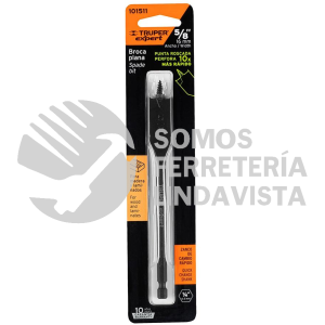 101511 BPX-5/8 BROCA PLANA DE MANITA 5/8"TRUPER