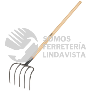 101543 CUL-5 CULTIVADOR FORJADO PARA JARDIN 5 DIENTES MANGO DE 60" TRUPER