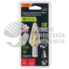 101553 BES-12X BROCA ESCALONADA TITANIO 12 ESCALONES 3/16" A 7/8" TRUPER