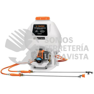 101568 FUG-252 FUMIGADOR DE 25 L CON MOTOR A GASOLINA DE 2 TIEMPOS TRUPER