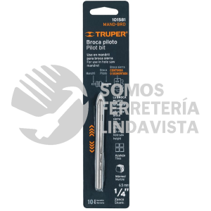101581 MAND-BRD BROCA PILOTO DE 1/4" PARA BROCASIERRAS DIAMANTE TRUPER