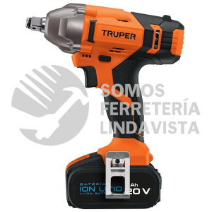 101607 LIMI-20A LLAVE DE IMPACTO INALAMBRICA 1/2" 20 V TRUPER