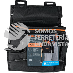 101665 POHE-5N PORTA HERRAMIENTAS DE POLIESTER 5 COMPARTIMENTOS TRUPER