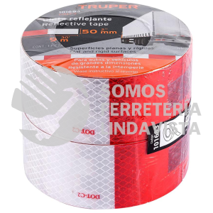 101683 CIREF-9 ROLLO DE 9 M X 2" DE CINTA REFLEJANTE DE PVC TRUPER