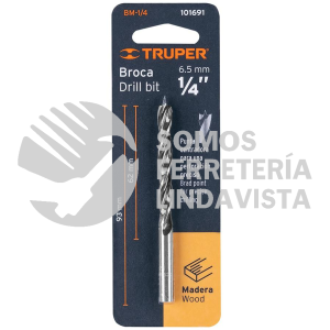 101691 BM-1/4 BROCA PARA MADERA 1/4" TRUPER