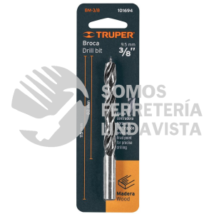 101694 BM-3/8 BROCA PARA MADERA 3/8" TRUPER