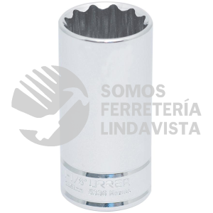 5336 DADO LARGO CUADRO DE 1/2", 12 PUNTAS, EN PULGADAS, 1-1/8" URREA