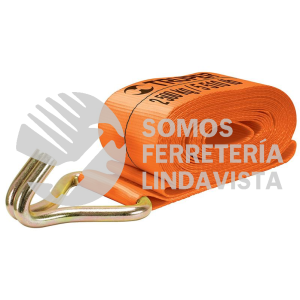 101735 MAL-B3J BANDA DE 4" X 9 M CON GANCHO "J" PARA MALACATE TRUPER