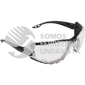101791 LEDE-TX LENTES TRANSP ANTIEMPAÑO C/MARCO DE ESPUMA Y CORREA TRUPER