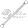 823 LLAVE DE ESTRIAS PULIDO ESPEJO DE 45GRADOSEN PULGADAS, 12 PUNTAS, 3/8" X 7/16" SURTEK