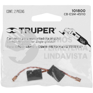 101800 CB-ESM-45110 BOLSA CON 2 CARBONES DE REPUESTO PARA ESM-45110 TRUPER
