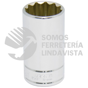 5340 DADO LARGO CUADRO DE 1/2", 12 PUNTAS, EN PULGADAS, 1-1/4" URREA